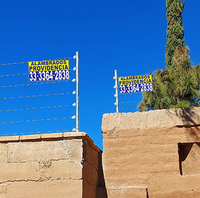 Alambrado de seguridad con malla ciclonica