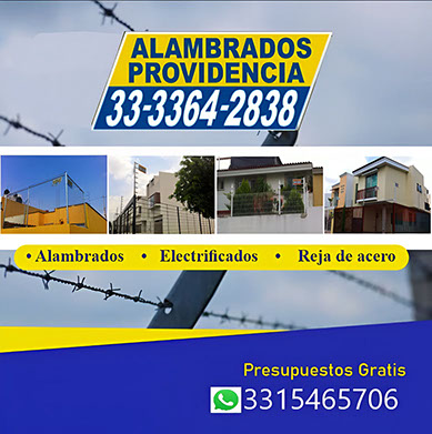 Cerca perimetral instalada por Alambrados Providencia